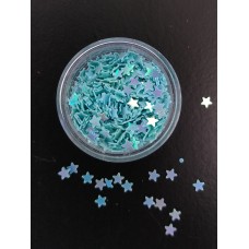 Glitterstars aqua